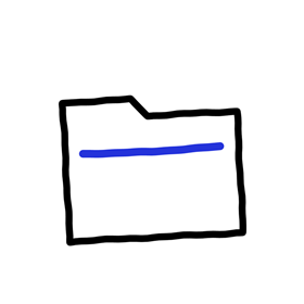フォルダのイラスト